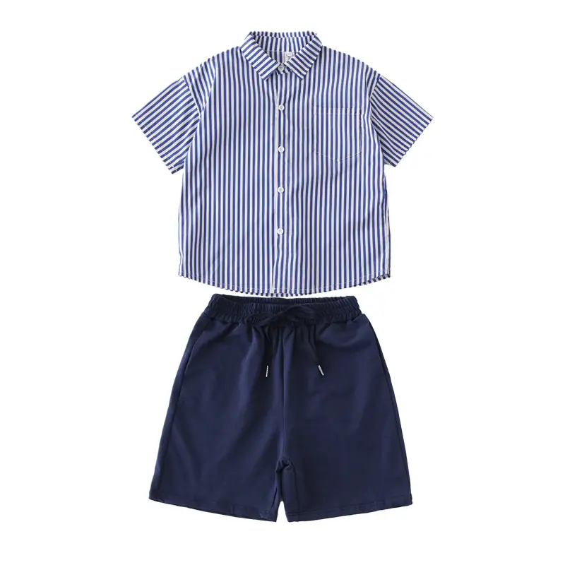 Korean Style Striped Patchwork Dress for Family of 3 - Image 8