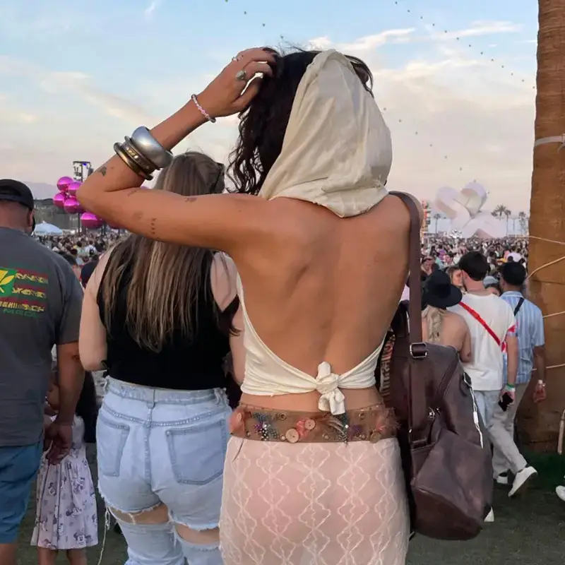 Women's Sexy Backless Vest with Hood for Summer 2023