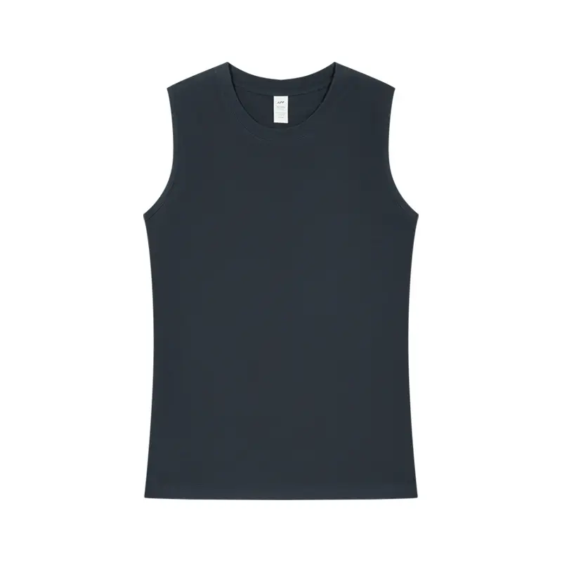 Men's Heavy Cotton Waistcoat Vest Black White - Image 3