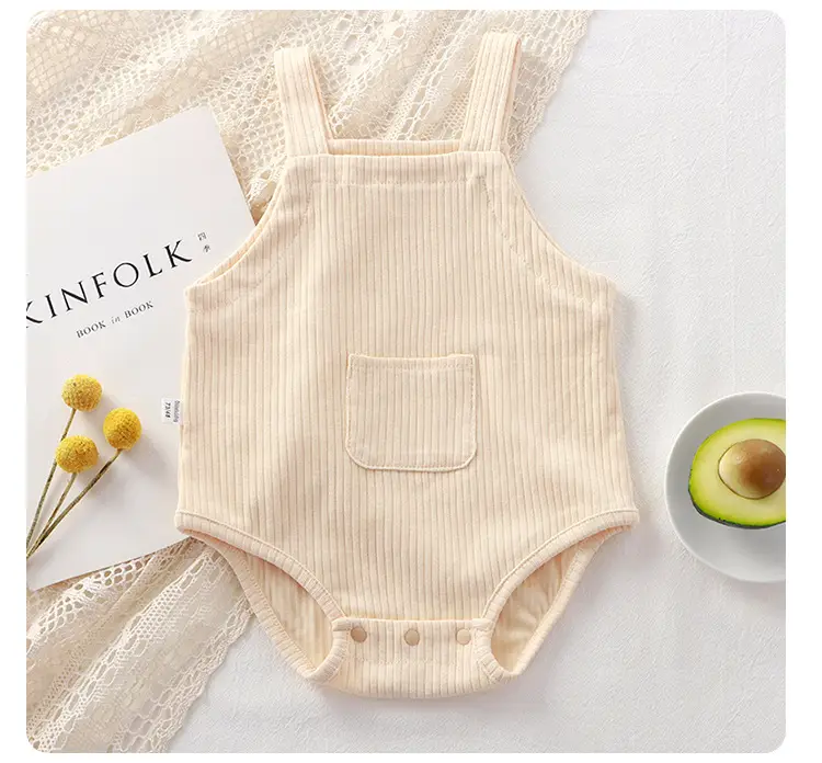 Baby Sling Vest Bag Fart Cotton High Elastic Newborn Pajamas — feature 11