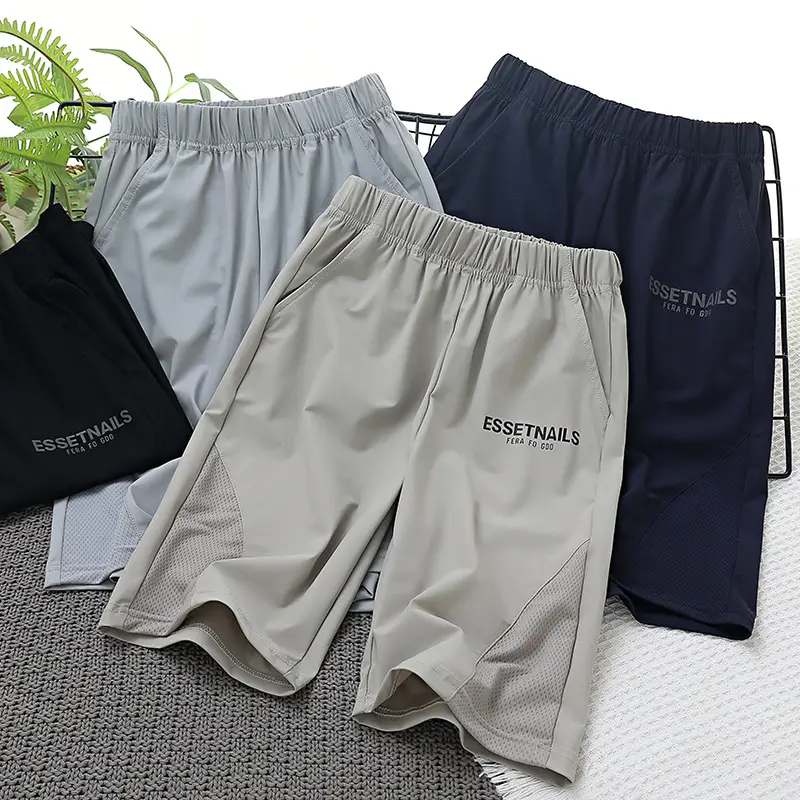 Navy Blue Kids Shorts for Boys, Nylon, Breathable, Comfortable - Image 6