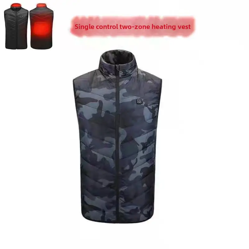Single Control Two-Zone Electric Heating Vest - Image 14