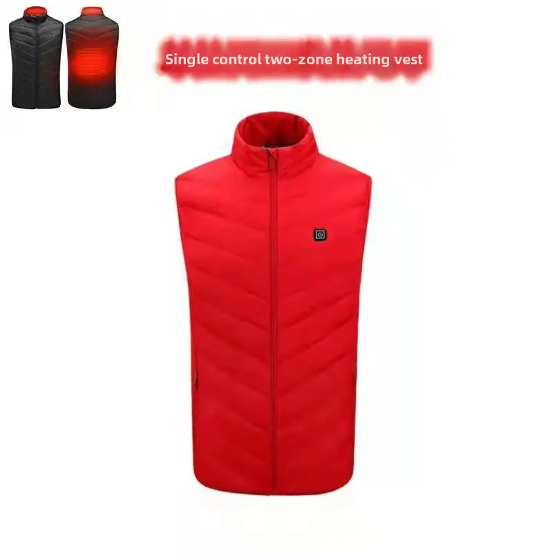 Single Control Two-Zone Electric Heating Vest - Image 8