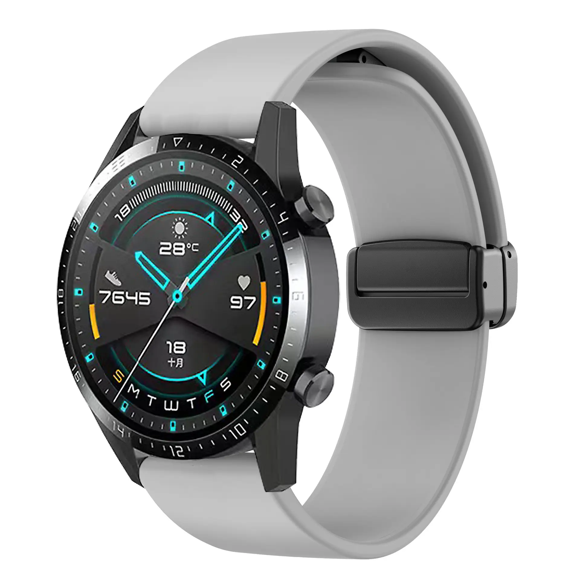 Samsung Jiaming Huawei 20mm Magnetic Foldable Watch Band - Image 2