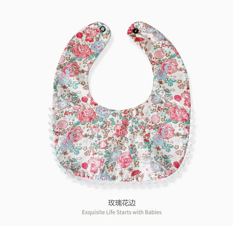 Waterproof Floral Baby Bibs for Newborns — feature 17