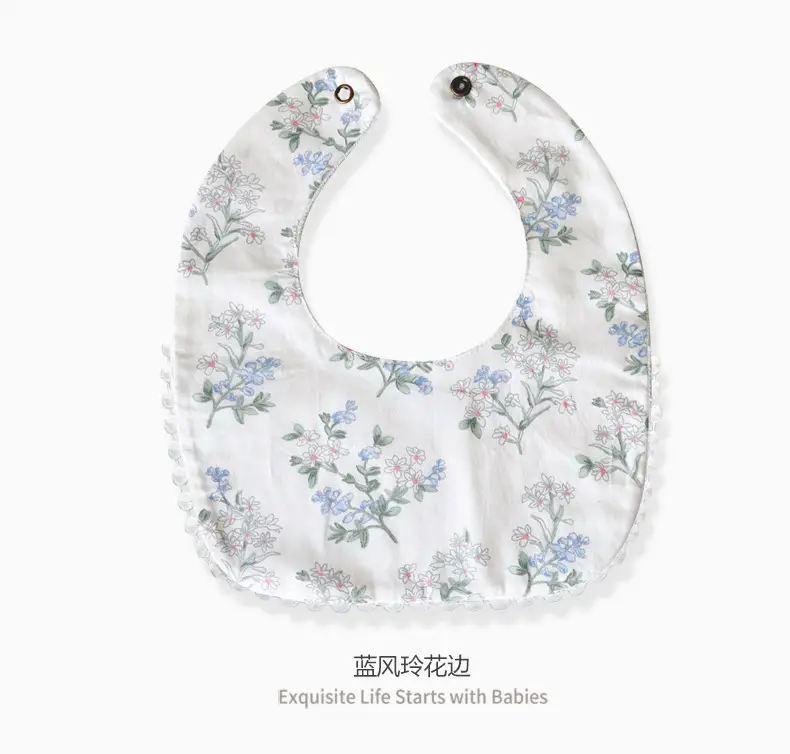 Waterproof Floral Baby Bibs for Newborns — feature 19