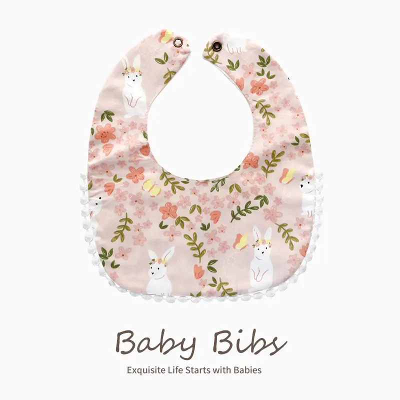Waterproof Floral Baby Bibs for Newborns - Image 4