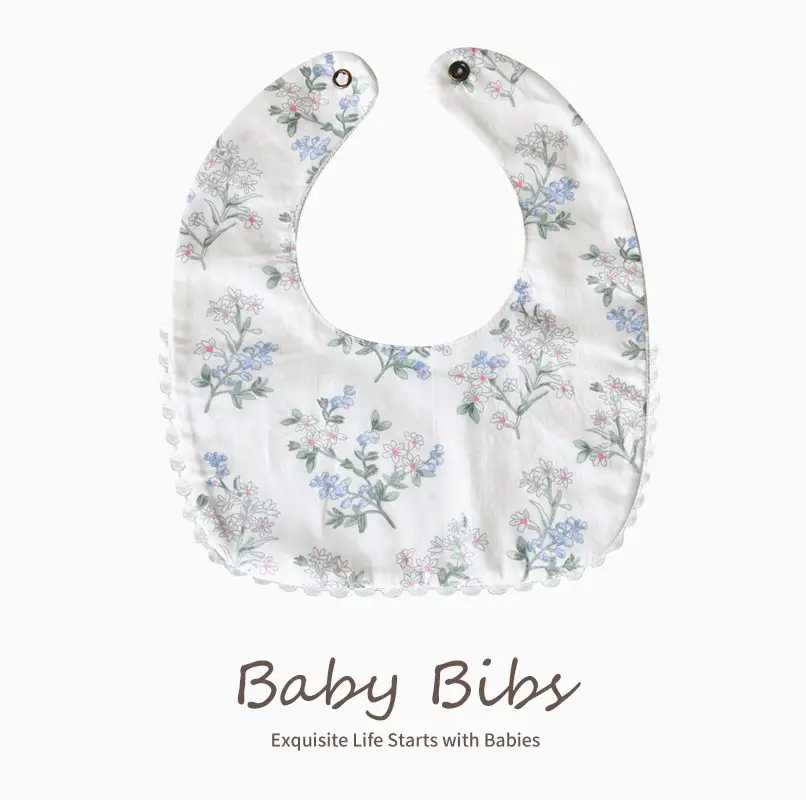 Waterproof Floral Baby Bibs for Newborns - Image 5