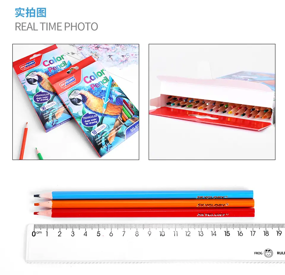 Cross-Border Plastic Colored Pencils Wholesale Student Special Painting Pencil Set Oily Colored Pencils Children's Art Supplies — feature 6