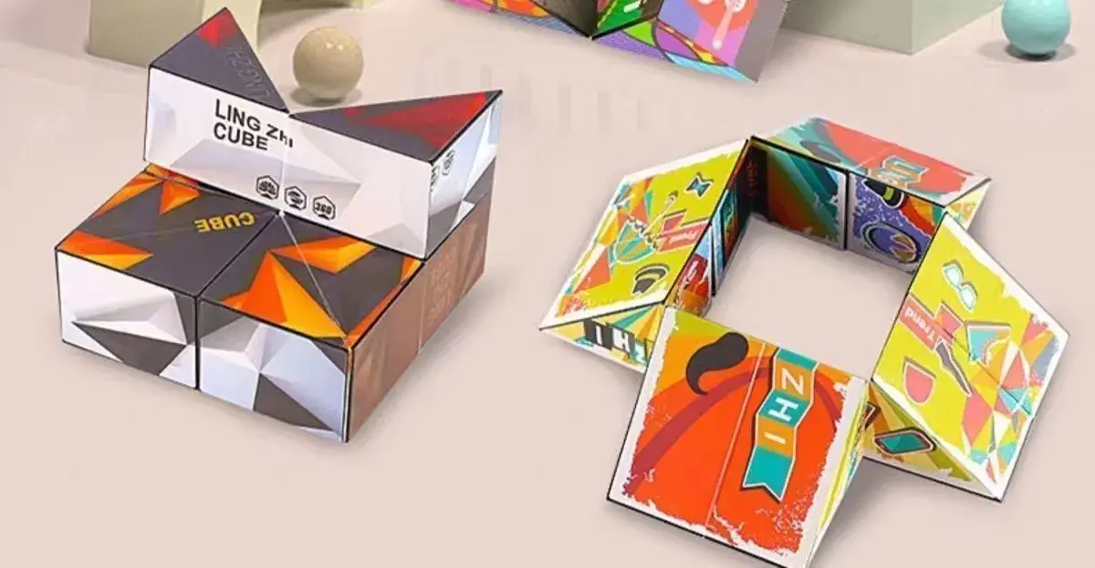 Varied Infinite Geometry Rubik's Cubes for Kids — feature 34