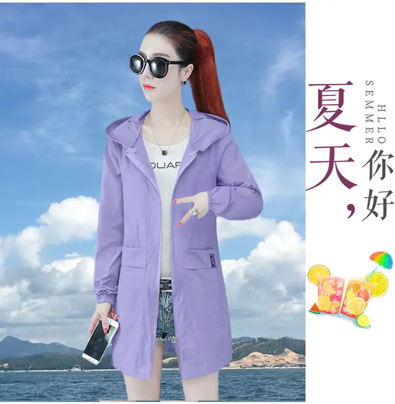 Women's White Sun Protection Jacket Large Medium — feature 29