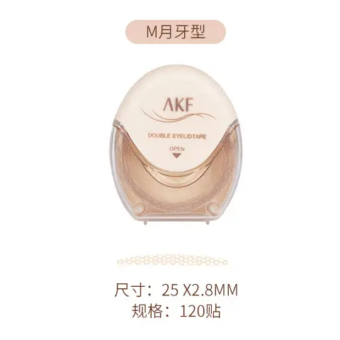 Akf double eyelid patch regular pack-crescent type