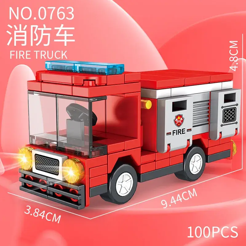 Lego Ambulance Toy for Boys 102 PCS - Image 2