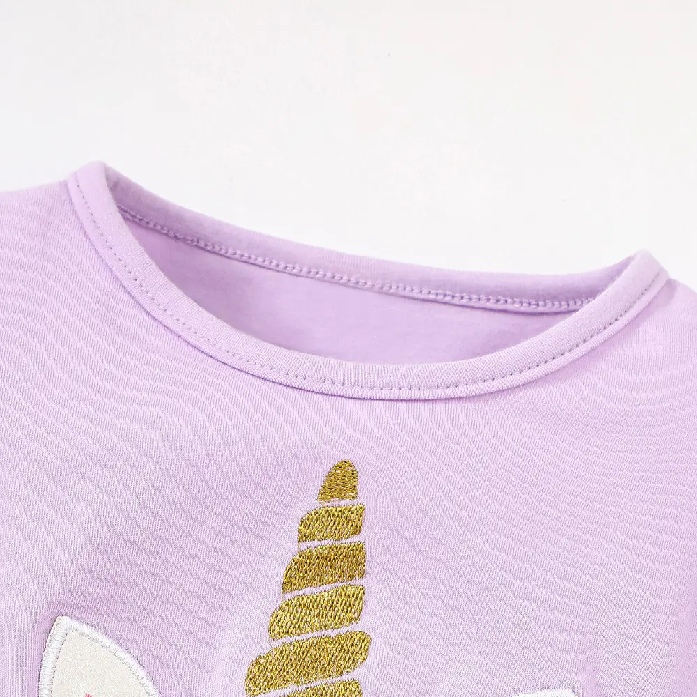 Girls Unicorn Mesh Dress Pink Blue 2025 Summer - Image 7