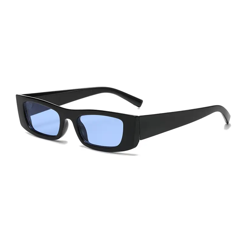 Men Anti-UV Sunglasses Black Yellow Lens European American Fashion