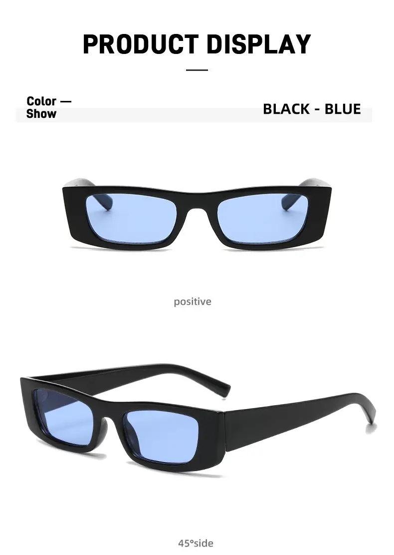 Men Anti-UV Sunglasses Black Yellow Lens European American Fashion — feature 9