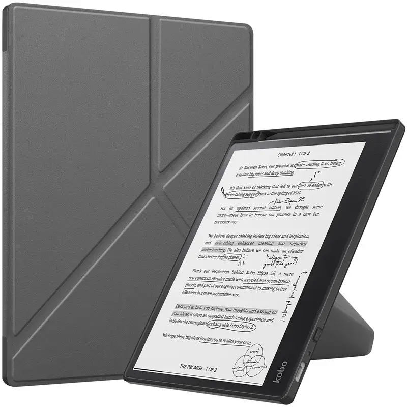 Kobo E-Lipsa 2e Protective Case Green Deformed All-Inclusive