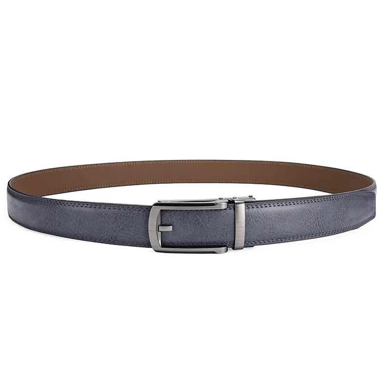 Men's Brown Leather Belt with Stainless Buckle β feature 10