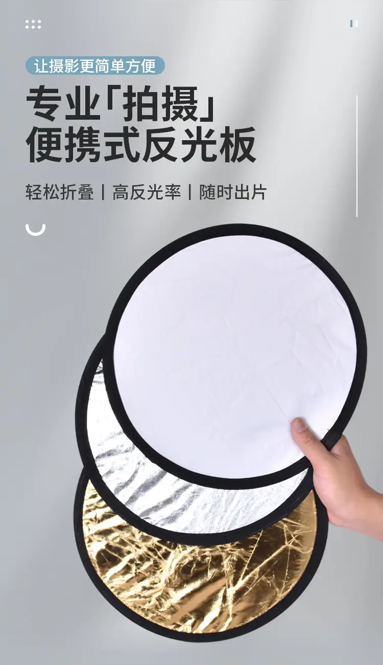 Double-Sided Reflective Photography Light Board — feature 2