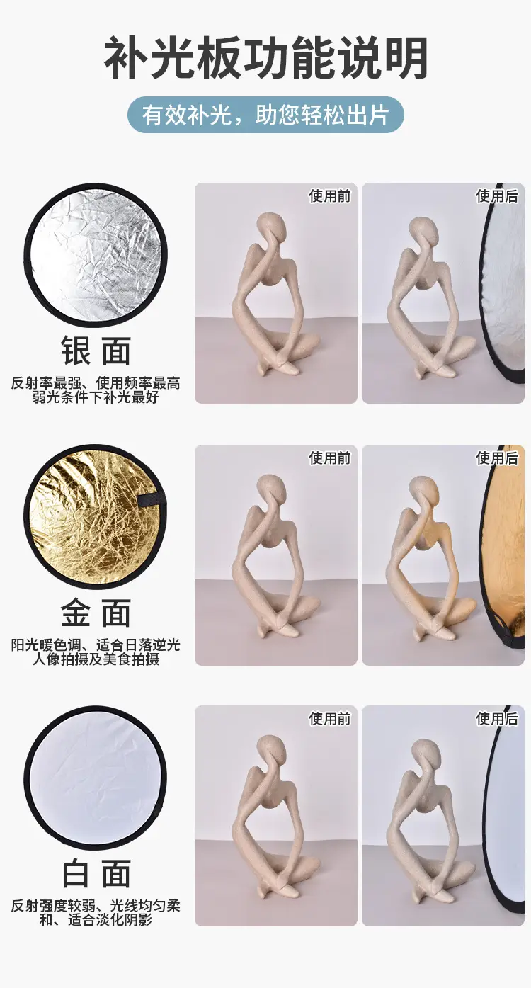 Double-Sided Reflective Photography Light Board — feature 7