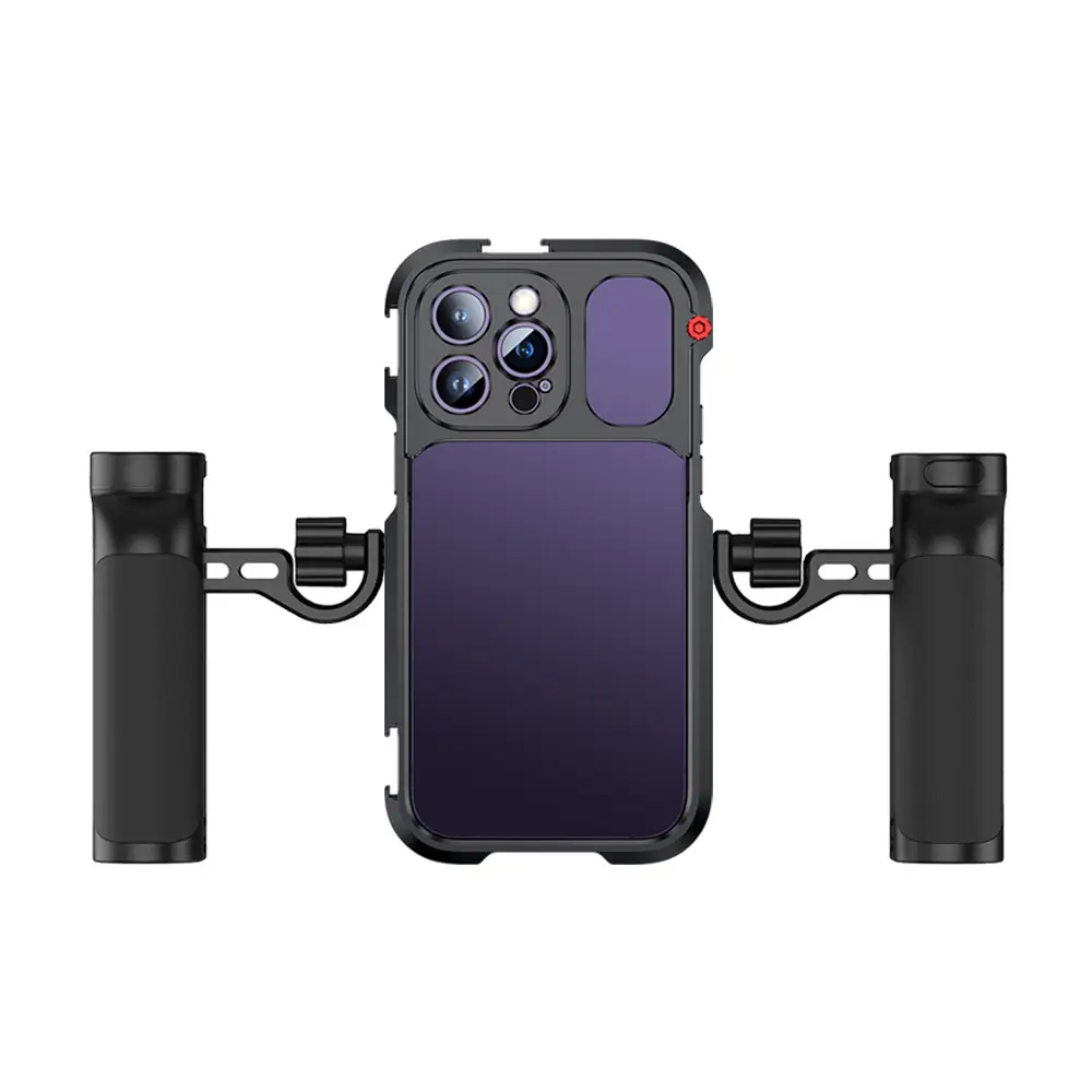 Black Phone Photography Filter Case with Zipper Closure - Image 9