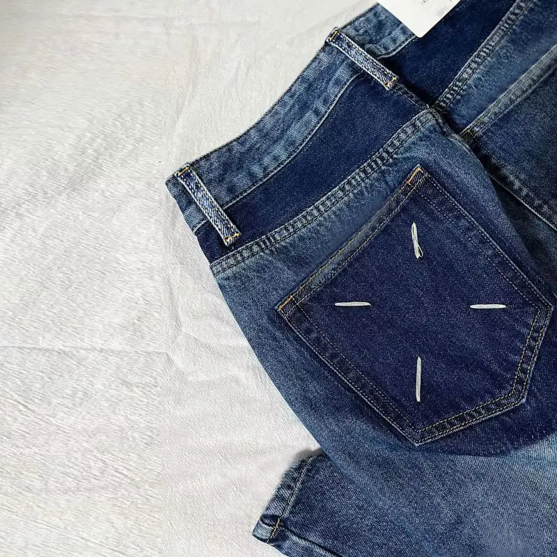 Women Blue Jeans High Waist Loose Fit Casual Summer - Image 2