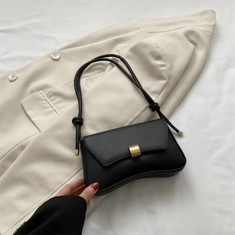 2026 Women's Retro Handbag Set with Gold Clasp - Image 3