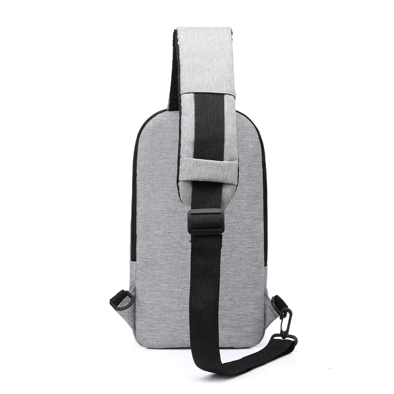 Men's Black Crossbody Bag Large Capacity Simple Elegant - Image 7