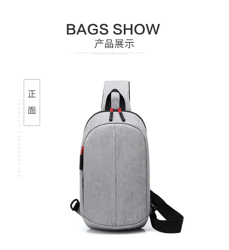 Men's Black Crossbody Bag Large Capacity Simple Elegant — feature 17