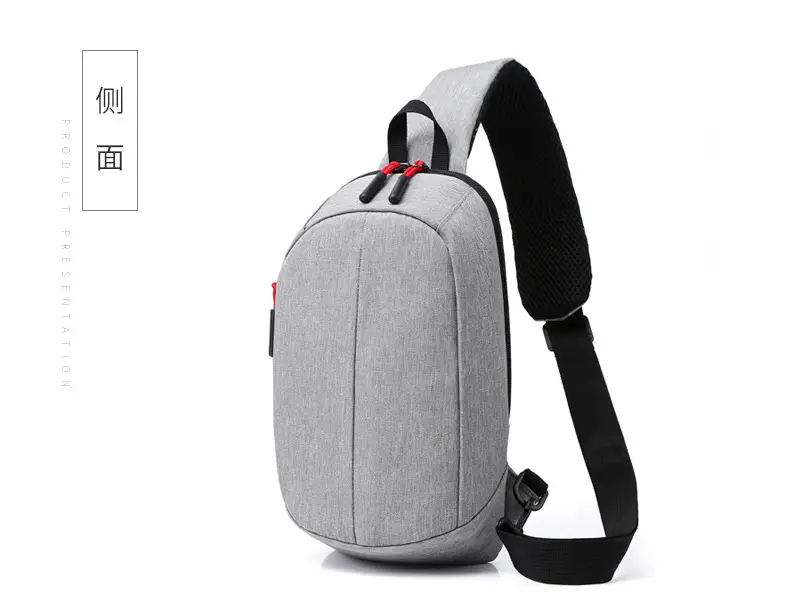Men's Black Crossbody Bag Large Capacity Simple Elegant — feature 18