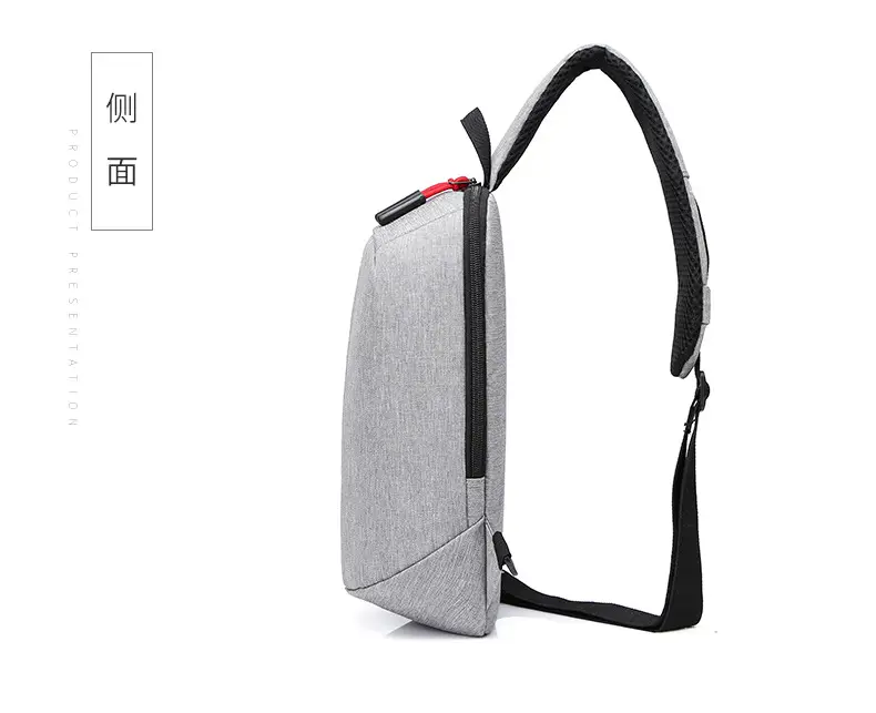 Men's Black Crossbody Bag Large Capacity Simple Elegant — feature 20