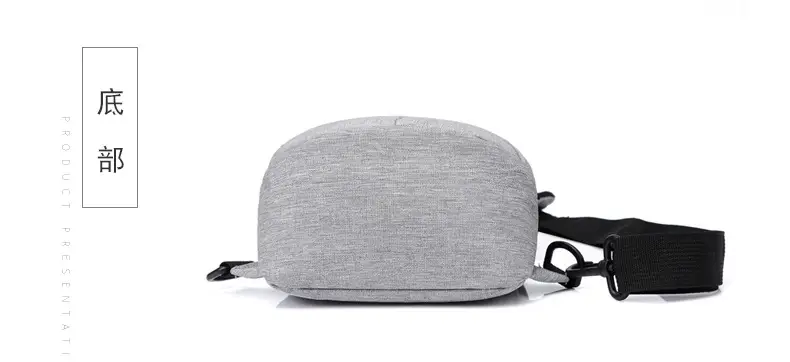 Men's Black Crossbody Bag Large Capacity Simple Elegant — feature 22