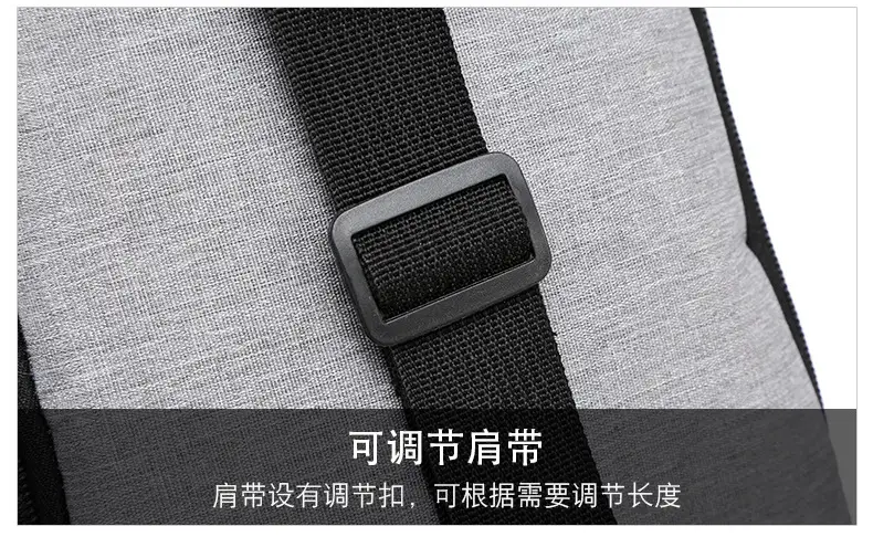 Men's Black Crossbody Bag Large Capacity Simple Elegant — feature 29