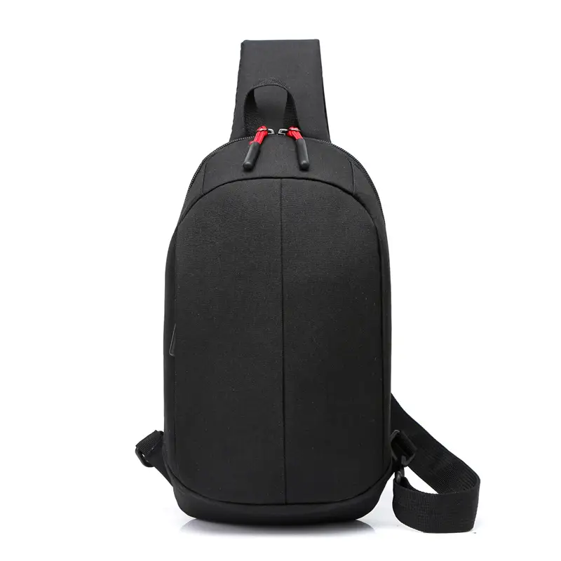 Men's Black Crossbody Bag Large Capacity Simple Elegant - Image 3