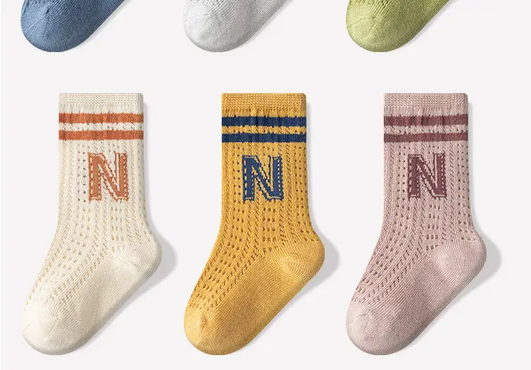 Cotton Letter Socks for Baby Men Women 0-3 Years — feature 7
