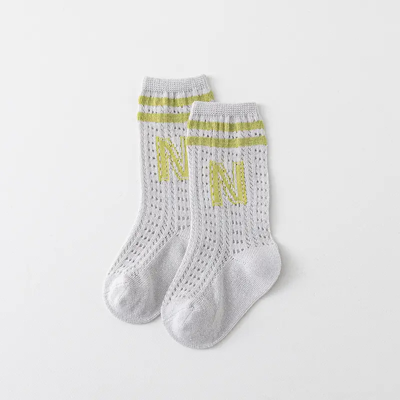 Cotton Letter Socks for Baby Men Women 0-3 Years - Image 3