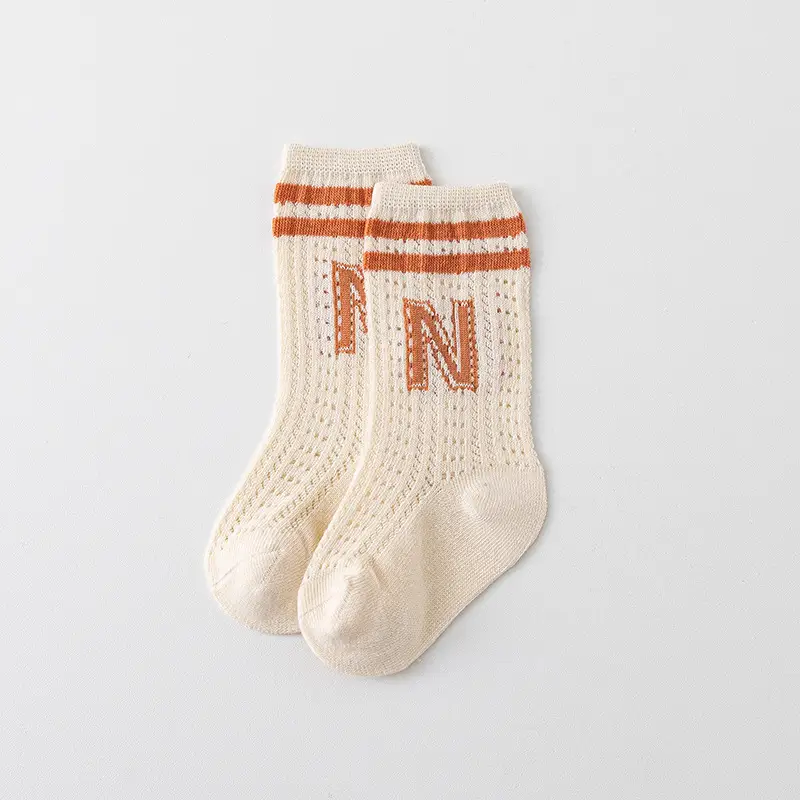 Cotton Letter Socks for Baby Men Women 0-3 Years - Image 4