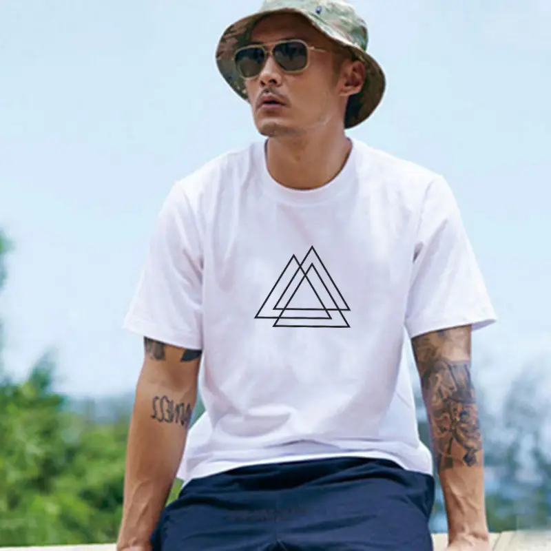 Men China Surf California Print T-Shirt Plus Size Cotton - Image 11