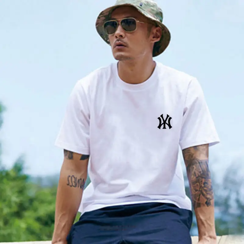 Men China Surf California Print T-Shirt Plus Size Cotton - Image 17