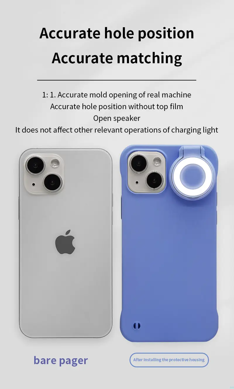 Cross-border 3-Color Flip Light Phone Case for 16 Pro Max — feature 11