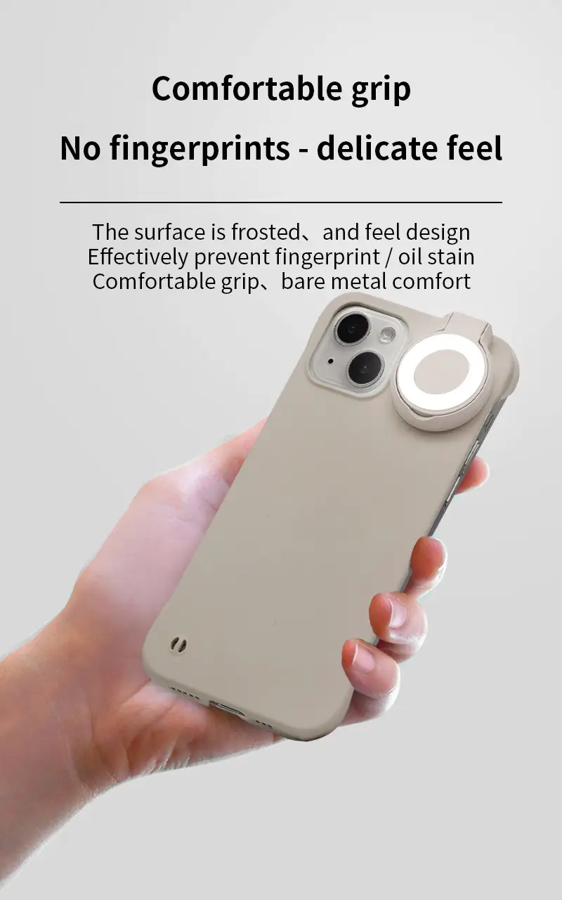 Cross-border 3-Color Flip Light Phone Case for 16 Pro Max — feature 13