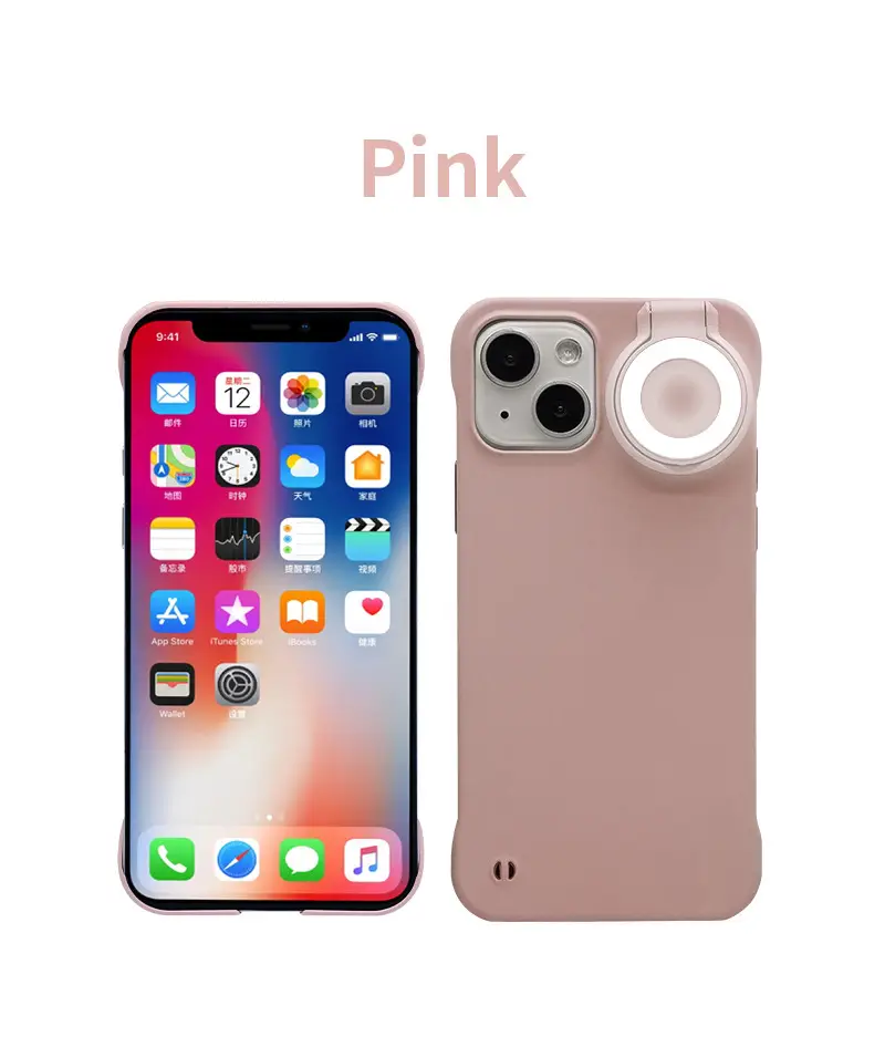 Cross-border 3-Color Flip Light Phone Case for 16 Pro Max — feature 17