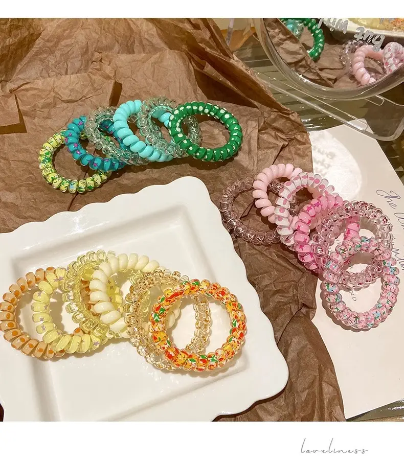 Women's Colorful Beaded Hair Bands Summer 2023 — feature 5