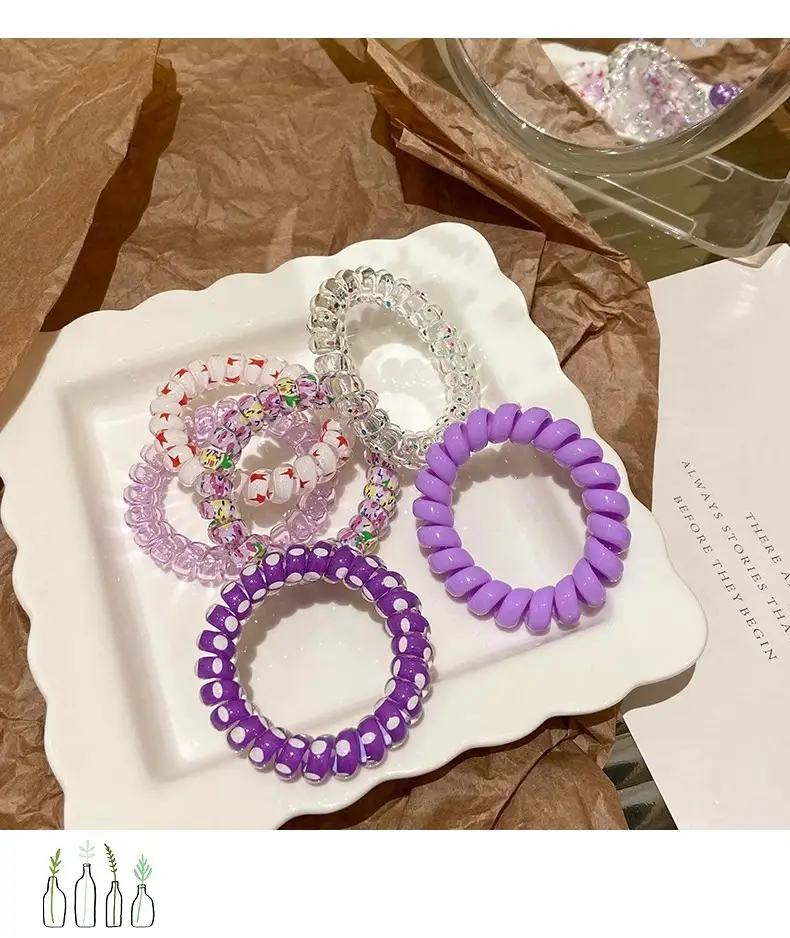 Women's Colorful Beaded Hair Bands Summer 2023 — feature 6