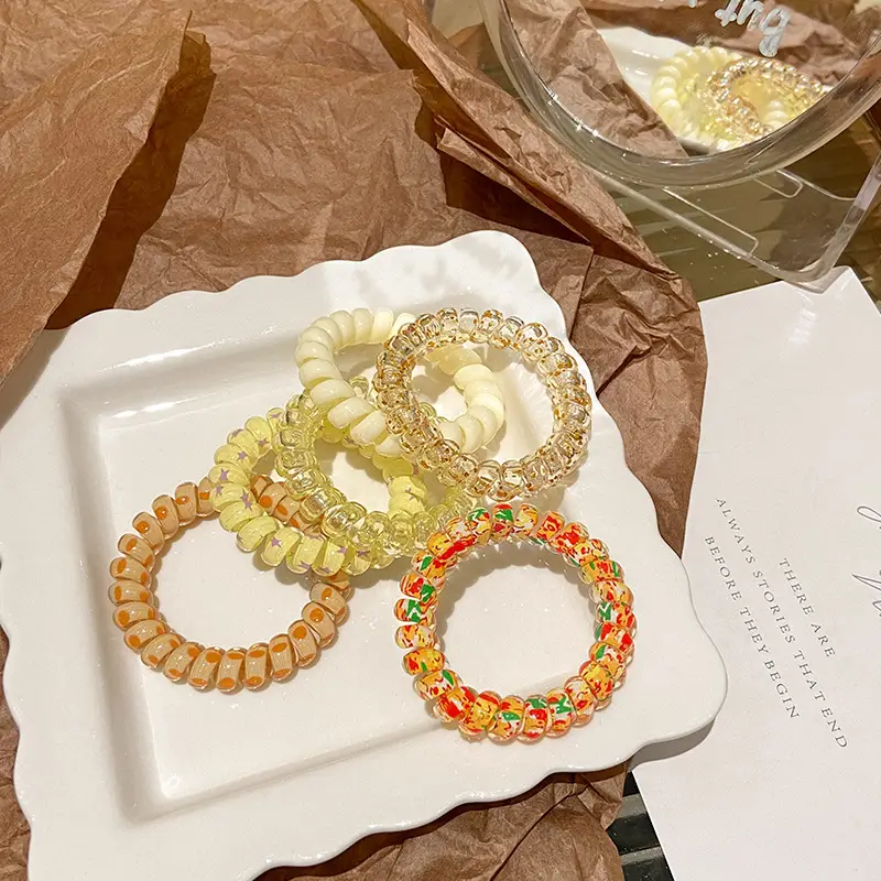 Women's Colorful Beaded Hair Bands Summer 2023 - Image 2