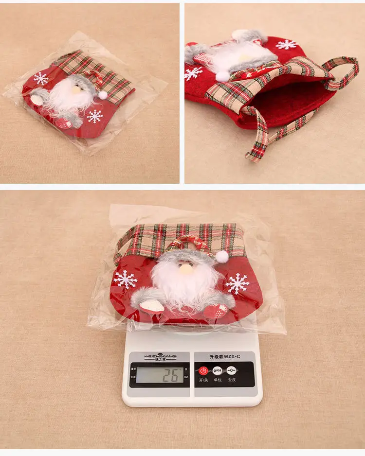 New Plaid Cartoon Christmas Candy Bag Gift Bag — feature 10