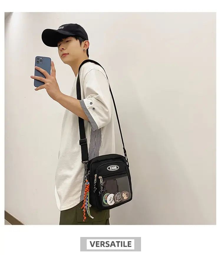 Korean Style Crossbody Bag for Women Men — feature 12