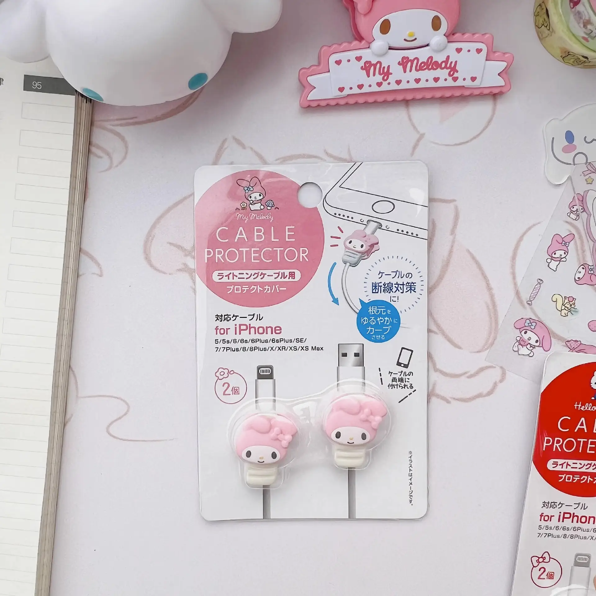 Hello Kitty Charging Cover for Cable Storage - Image 3