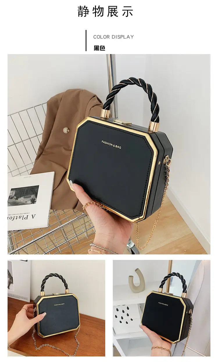 Women's Gold Chain Crossbody Shoulder Bag — feature 14