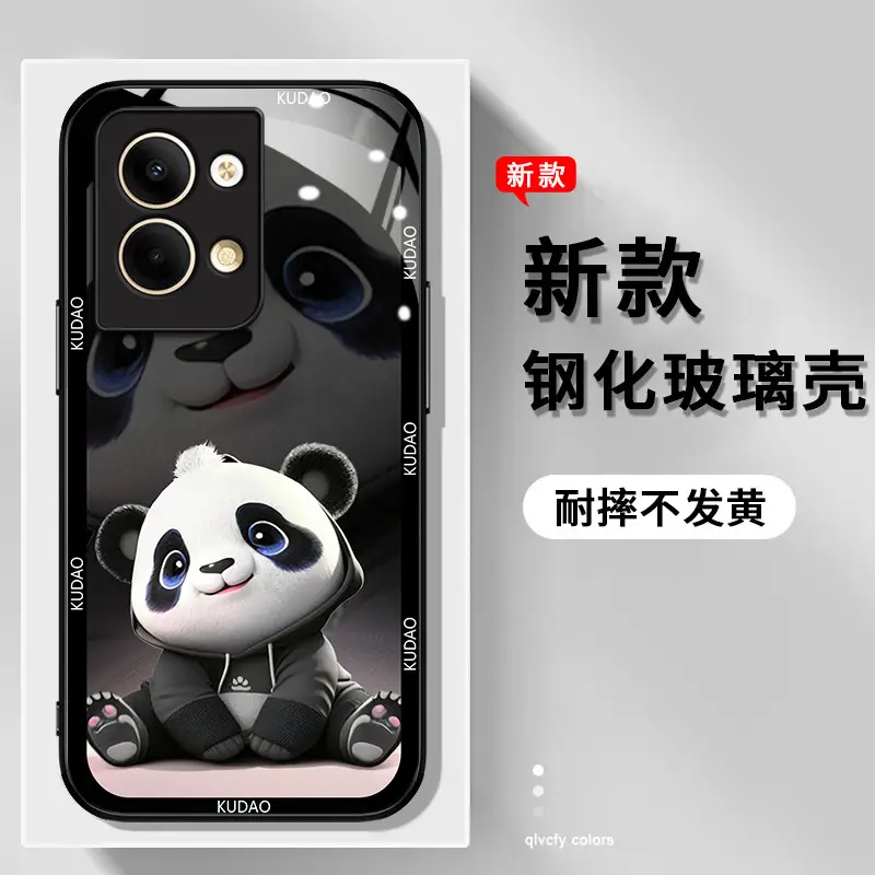 Panda-themed Anti-Scratch Phone Case for OPPO - Image 9